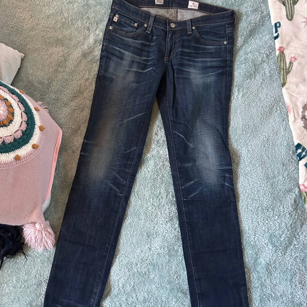 AG Adriano Goldschmied Dark Blue Skinny Jeans